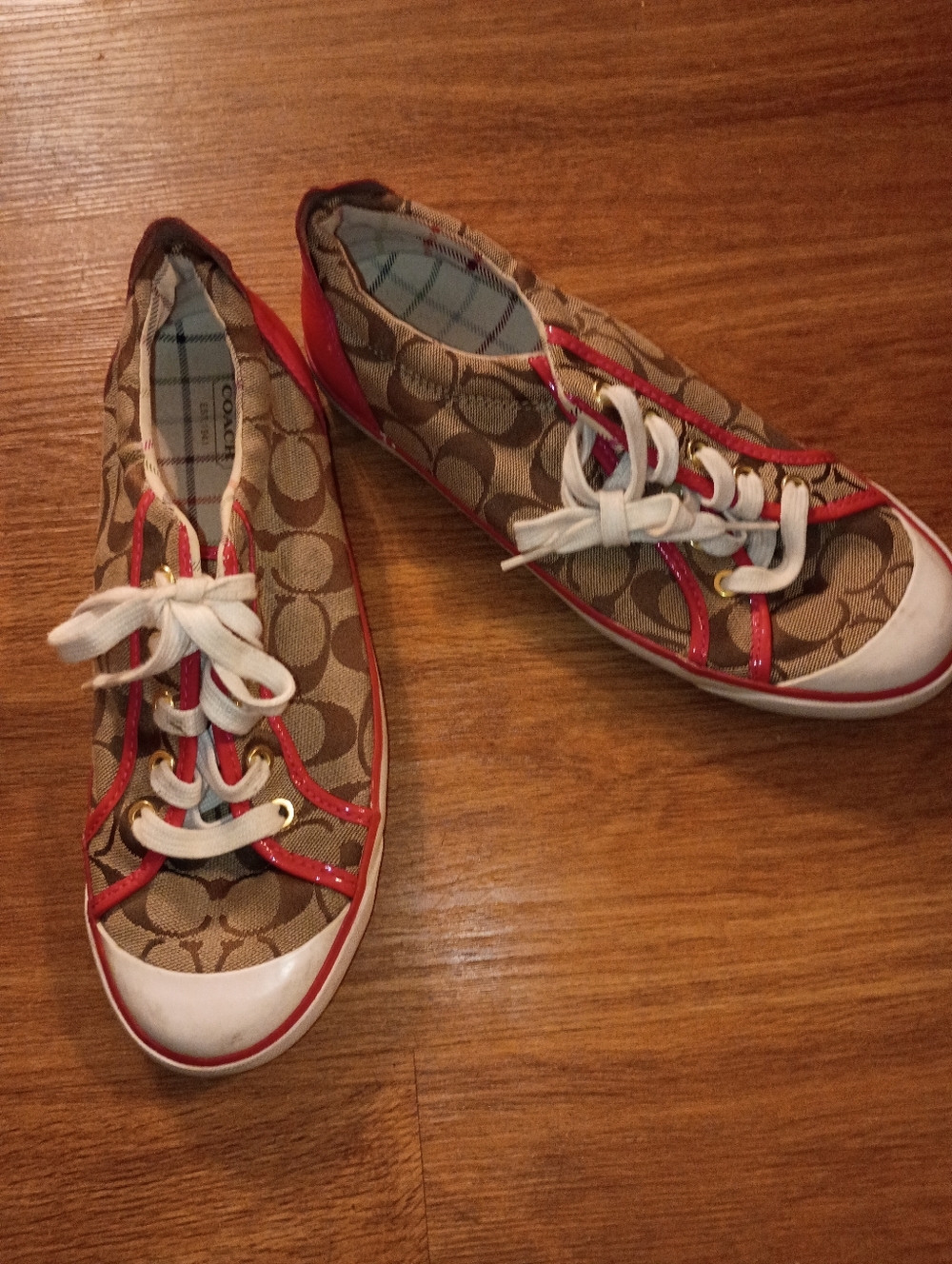 Coach Barrett Signature Low Top Sneakers